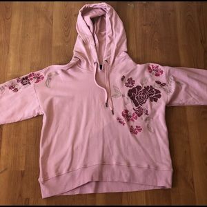 Pink Roses Hoodie